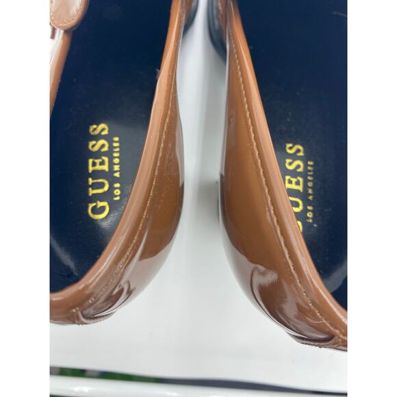 Guess Keaton Embers Chunky Loafer Slip On Pump Platform Heels Women's 8M - Picture 8 of 8